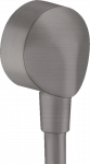 Du&scaron;o i&scaron;vada Hansgrohe Fixfit E be atbulinio vožtuvo, &scaron;lifuotas juodas chromas 27454340