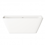 Vonios vonia PAA QUADRO WALL SilkStone 1605x760 mm Balta