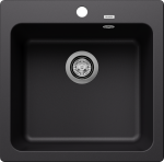 Virtuvės kriauklė BLANCO NAYA 5 SILG PDUR Black O.AF SILGRANIT&trade; 526578