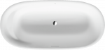 Vonia Duravit Cape Cod, 185x88 cm, akrilas, matinė balta, 700330000000000