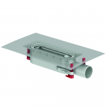 Du&scaron;o trapas ACO Showerdrain S+ DN50 be grotelės H 70&ndash;160 mm, 9010.51.21