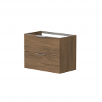 Vonios spintelė Kame Liris 80cm 2 stalčiai, Po stalvir&scaron;iu, Be praustuvo, Copper oak BUC/8-3DR-V8/48-LIR