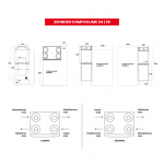 Zehnder ComfoClime 36 ir ComfoAir Q600 ERV entalpinio rekuperatoriaus komplektas