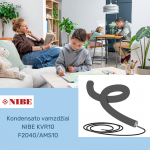 Kondensato vamzdžiai NIBE KVR10 F2040/AMS10