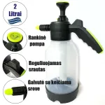 Rankinis slėginis sodo purk&scaron;tuvas 2 l (skaidrus)