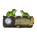 Lauko LED lempa &bdquo;Frogy&ldquo; su saulės baterija (24 &times; 14 cm)
