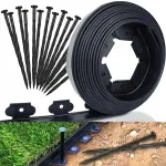 Plastikinis vejos apvadas - bortelis 10m +20 vinių