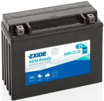 Exide AGM12-23 moto akumuliatorius 12V 21Ah 350A 205x86x162mm (-+)
