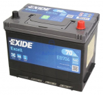 Exide EB704 akumuliatorius 70Ah 540A 270x173x222 (-+)