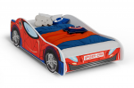 Vaiki&scaron;ka lova Car II su čiužiniu 150 cm x 74 cm x 44 cm, automobilis voras