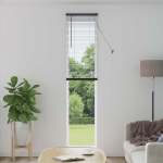 Venecijos žaliuzės Sidabrinė Pilka 213 x 50 cm 25 mm PVC vidaXL