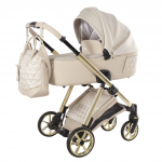 Junama Ellegante Lam&eacute; Beige Vežimėlis 2 in 1