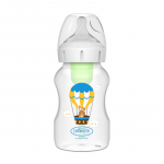 Dr. Brown's Buteliukas su plačiu kaklu 330ml OPTIONS + spenelis +3M, dekoro. Triu&scaron;is su balionais