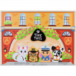 TREFL Medinis žaislas Magnetinė dėžutė - City Tiny Tails