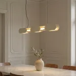 Pakabinamas LED &scaron;viestuvas 91 cm &ndash; linijinis, smėlio, DALI