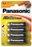 &Scaron;arminė baterija LR6 (AA) 1.5V Panasonic Alkaline Power (4vnt pakuotėje)