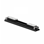 Vidinė magnetinių bėgelių sujungimo jungtis 11 cm, matinė juoda