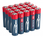 &Scaron;arminės baterijos LR6 (AA) 1.5V 2800mAh, 20vnt įpakavimas, ANSMANN