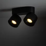 SPARK DUO 20W dvigubas lubinis LED &scaron;viestuvas, juodas