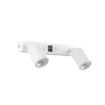NEX dvigubas sieninis &scaron;viestuvas 10 W, baltas, GU10 su USB-C