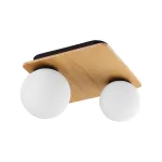 BIANCA WOOD lubinis &scaron;viestuvas 2x8 W, G9, baltas