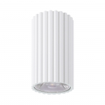 Lubinis LED &scaron;viestuvas 8W &ndash; cilindrinis, baltas, DALI/Mygtukinis reguliavimas
