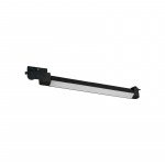 3 Fazių Linijinis LED Bėgio &Scaron;viestuvas 20W CCT Matinė Juoda