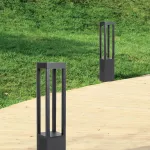 Lauko LED stulpinis &scaron;viestuvas 60cm grafito 7W