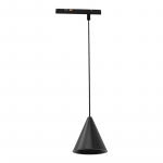 Magnetinis pakabinamas kūgio formos LED &scaron;viestuvas 6 W 3000 K, matinė juoda