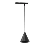 Magnetinis pakabinamas kūgio formos LED &scaron;viestuvas 6 W 3000 K, matinė juoda