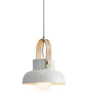 Matinis baltas E27 pakabinamas &scaron;viestuvas, 25cm