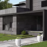 Grafito Spalvos Lauko LED Sieninis &Scaron;viestuvas, IP65