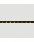 Linijinis magnetinis LED &scaron;viestuvas su ta&scaron;kiniais LED 8 W 3000 K, smėlio juoda