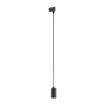 Pakabinamas bėginis &scaron;viestuvas GU10, juodas, 160 cm