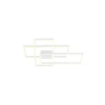 Modernus Geometrinis Dimeriuojamas LED Lubinis &Scaron;viestuvas, Baltas