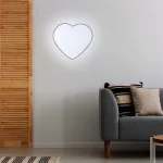 Lubinis &scaron;viestuvas HEART, &scaron;irdies forma, 2 x E27