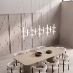 Linijinis pakabinamas LED &scaron;viestuvas 42W 2700K/3000K &ndash; juodas