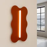 Sieninis &scaron;viestuvas 66 cm &ndash; banguotas, raudona, S14d