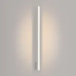 Sieninis &scaron;viestuvas 120 cm &ndash; linijinis, baltas, &scaron;iltos LED &scaron;viesos