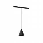 Magnetinis LED pakabinamas &scaron;viestuvas &Oslash;9cm, matinis juodas