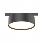 Apvalus magnetinis LED &scaron;viestuvas 11 W 3000 K, plataus spindulio, smėlio juoda