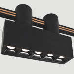 Tiesinis magnetinis LED bėginis &scaron;viestuvas 10W, 3000K, Juodas