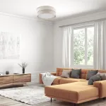 Lubinis &scaron;viestuvas TK Lighting 5775, 4xE27, &Oslash;45 cm, smėlio spalvos