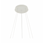 Pakabinimo komplektas LED &scaron;viestuvams &ndash; baltas, reguliuojamas, &Oslash;22 cm