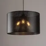 Pakabinamas &scaron;viestuvas MORENO &Oslash;50 cm, juodas