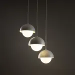Pakabinamas &scaron;viestuvas BONO 3x8 W, smėlio spalvos