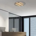 LED lubinis &scaron;viestuvas 'Stick' 28W 3000K Smėlio pilka-juoda Matinis