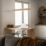 VIGA WOOD LED pakabinamas &scaron;viestuvas 24 W, natūralus medis