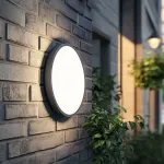 Lubinis ir sieninis LED &scaron;viestuvas SFERIS 18 W, juodas, IP54