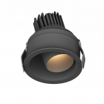 Įleidžiamas LED ta&scaron;kinis &scaron;viestuvas, smėlio juodas, &Oslash;9.1cm